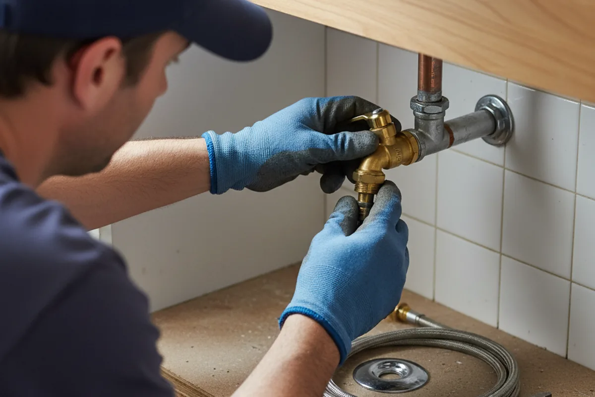 Shutoff valve and fitting work during Emergency Plumbing in Newburyport